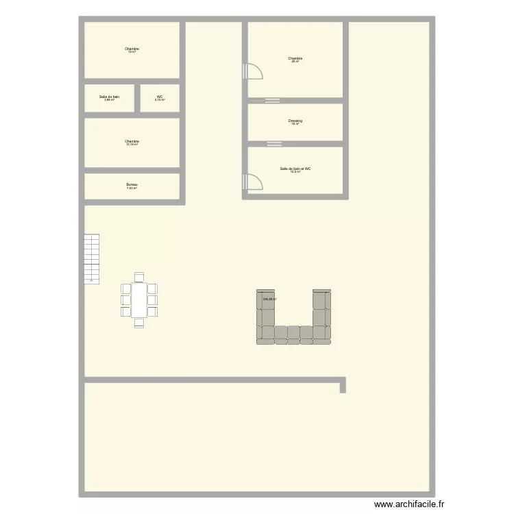 hangar. Plan de 9 et 421 m² hangar. Plan de 9 et 421 m²
