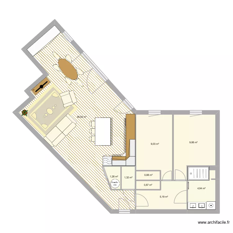 Super Camcam. Plan de 9 et 80 m² Super Camcam. Plan de 9 et 80 m²