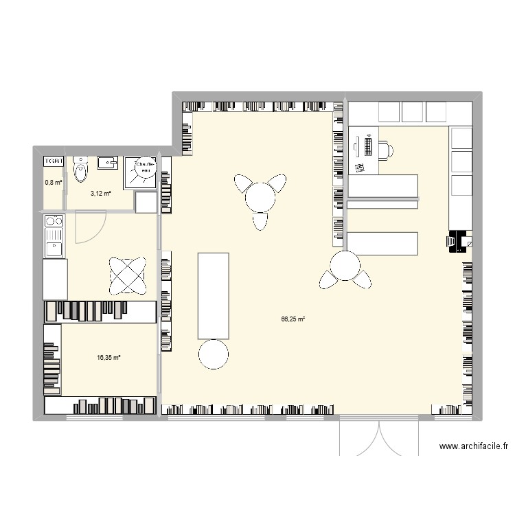 V4S LCR VERGER 3. Plan de 4 pièces et 87 m2