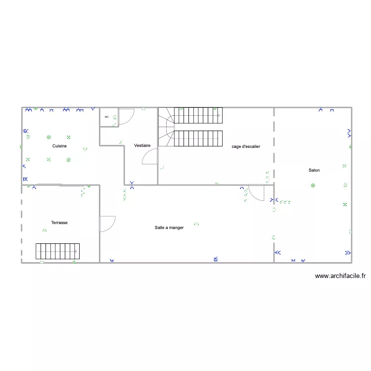 boden 1er Etage. Plan de 