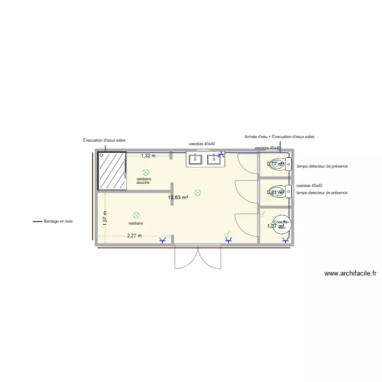 Christophe Bedoret. Plan de 4 et 16 m² Christophe Bedoret. Plan de 4 et 16 m²