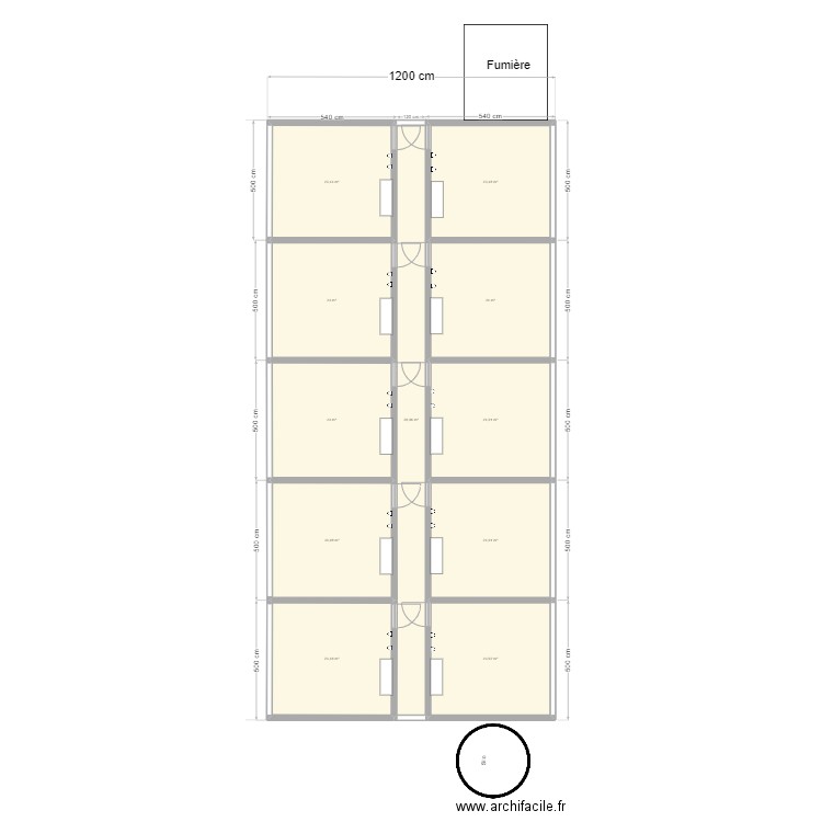 Jacquot Sébastien V2. Plan de 11 pièces et 268 m2