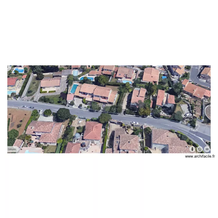 plan DP08 avant travaux cloture. Plan de 