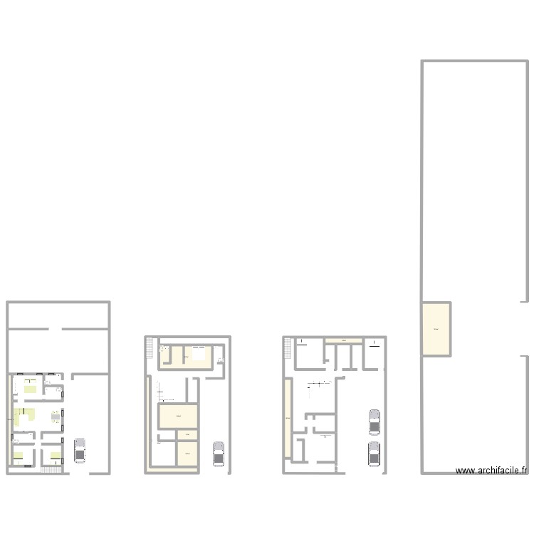 momo. Plan de 9 pièces et 124 m2