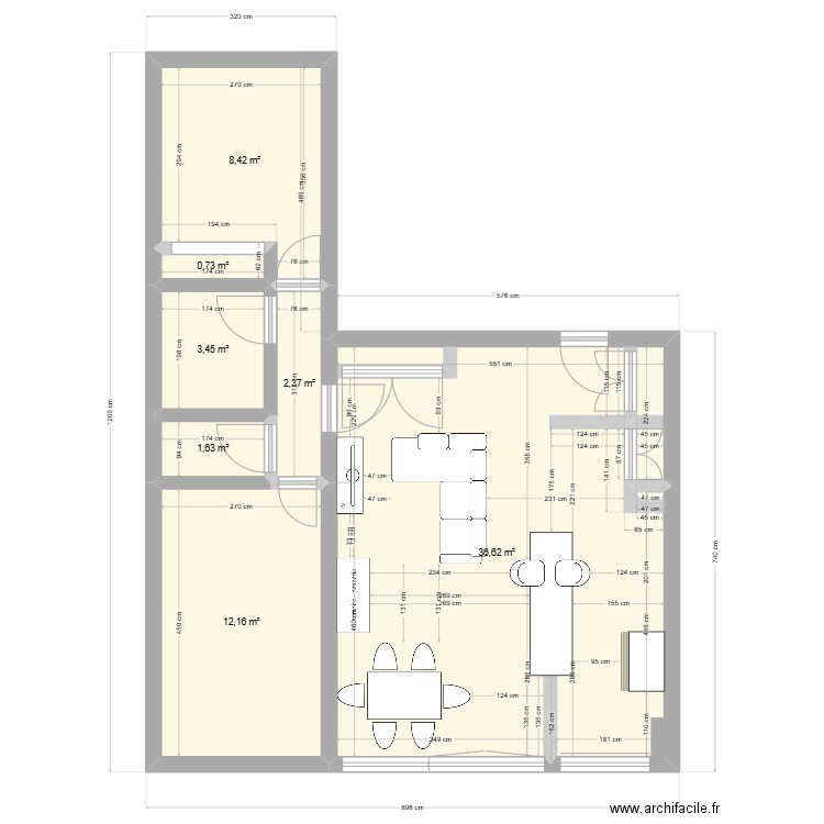 Marceau. Plan de 0 pièce et 0 m2