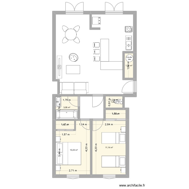 projet perso. Plan de 0 pièce et 0 m2 projet perso. Plan de 0 pièce et 0 m2
