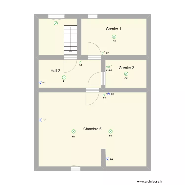 &eacute;tage 2. Plan de 