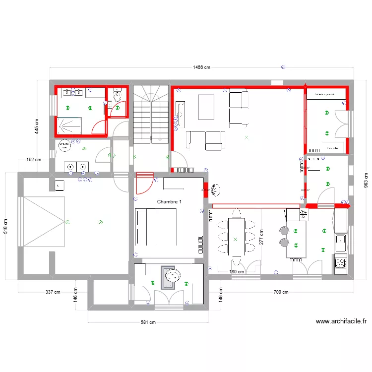 MOREAU RDC 9. Plan de 