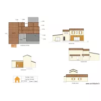 Plan fa&ccedil;ade apr&egrave;s v&eacute;randa