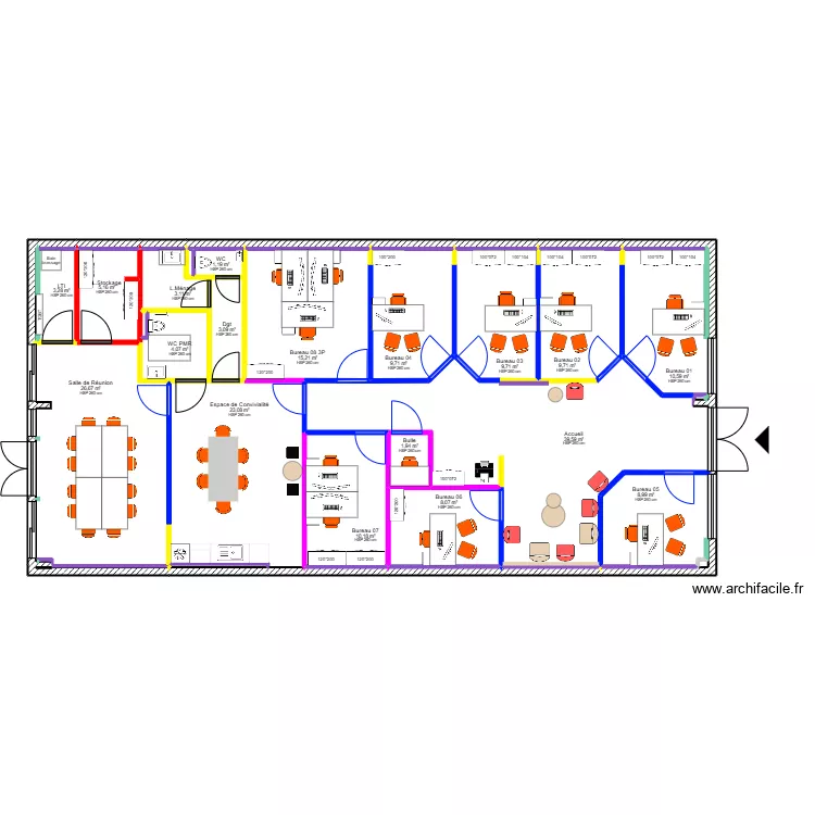 Biard EDL. Plan de 