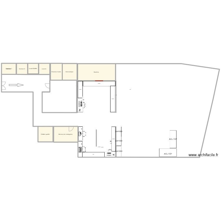 plan bc. Plan de 9 pièces et 905 m2