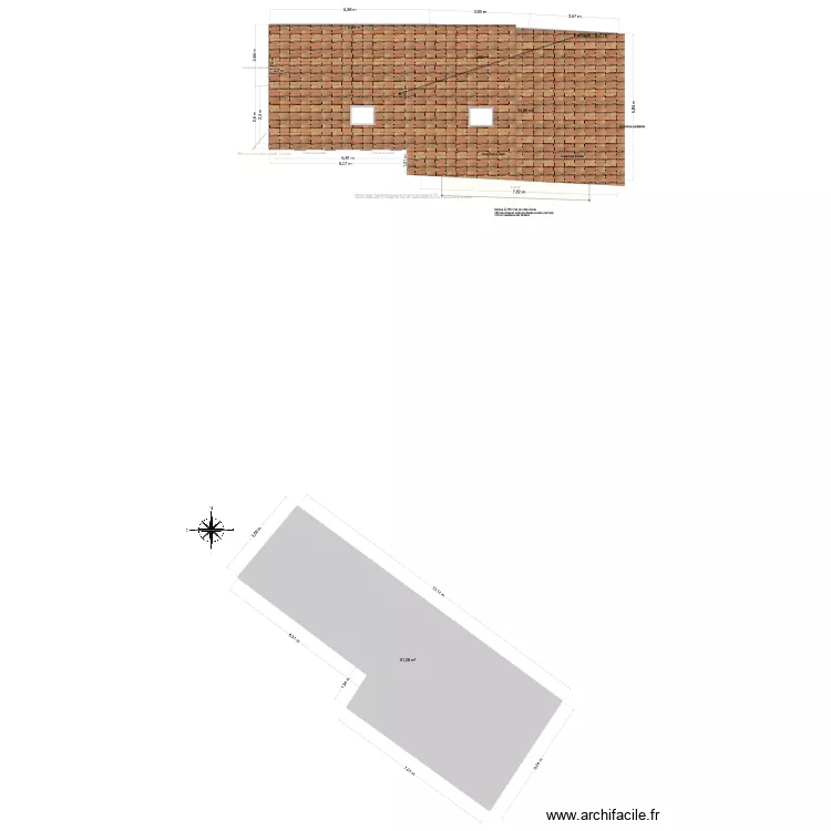 maison v3 sept permis. Plan de 11 Pièces et 169 m²