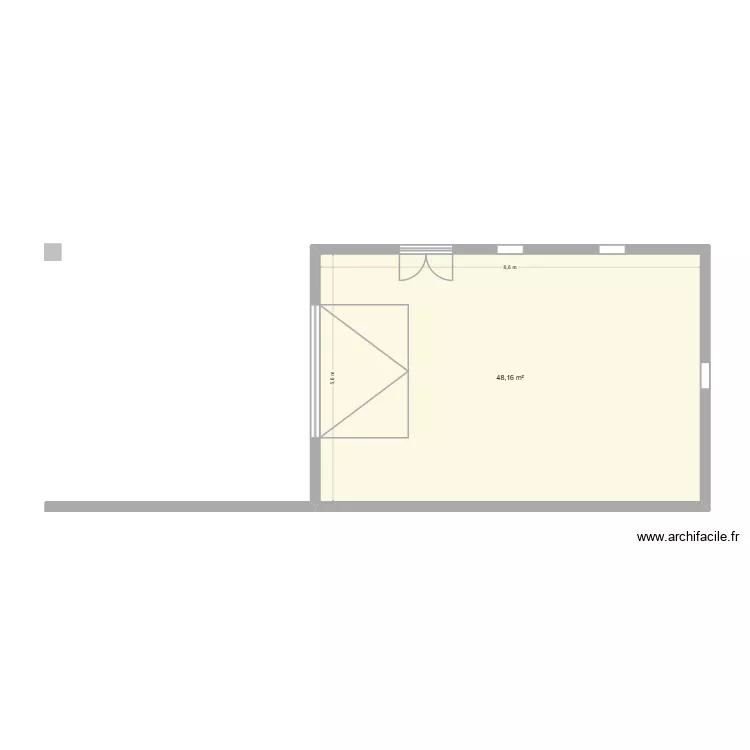 JACQUET. Plan de 1 et 48 m² JACQUET. Plan de 1 et 48 m²