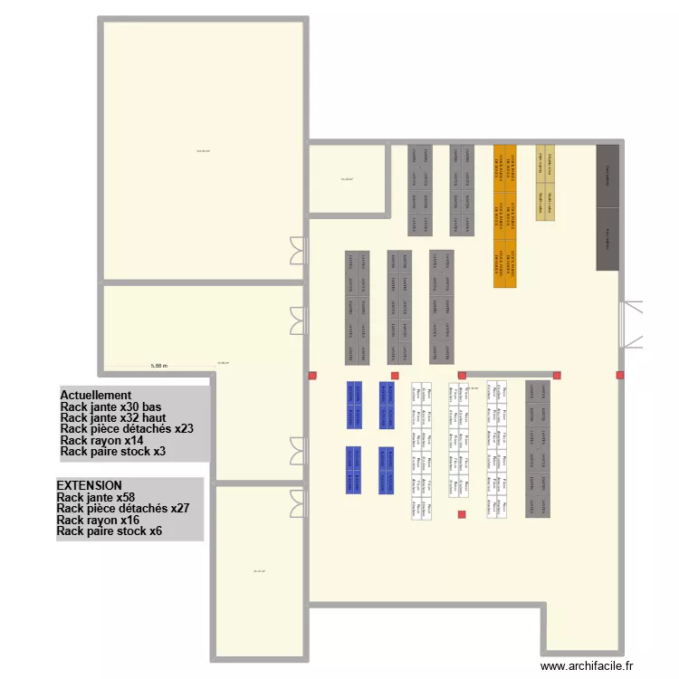 EXTENSION DUKE 2. Plan de 5 Pièces et 653 m² EXTENSION DUKE 2. Plan de 5 Pièces et 653 m²