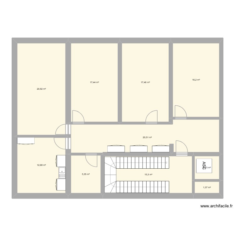 5ème étage auguste prost. Plan de 0 pièce et 0 m2 5ème étage auguste prost. Plan de 0 pièce et 0 m2