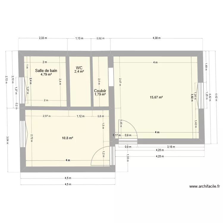 3e etage plan. Plan de 5 et 35 m² 3e etage plan. Plan de 5 et 35 m²