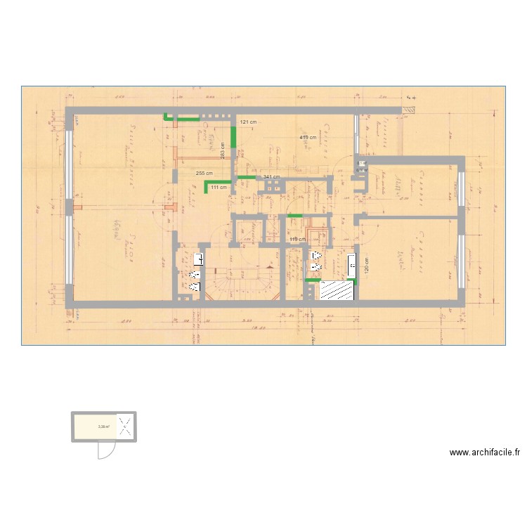max_origine_Cugina_bagni. Plan de 0 pièce et 0 m2