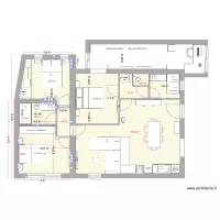 extension 3 chambres - dressing - bureau