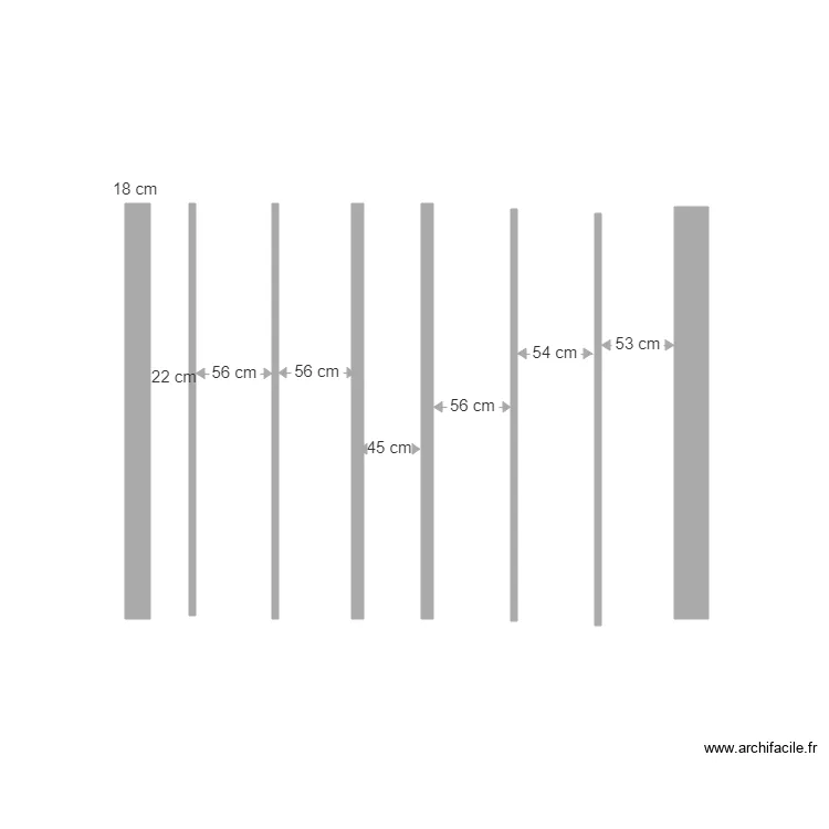 extension cotes bois cot&eacute; jardin. Plan de 