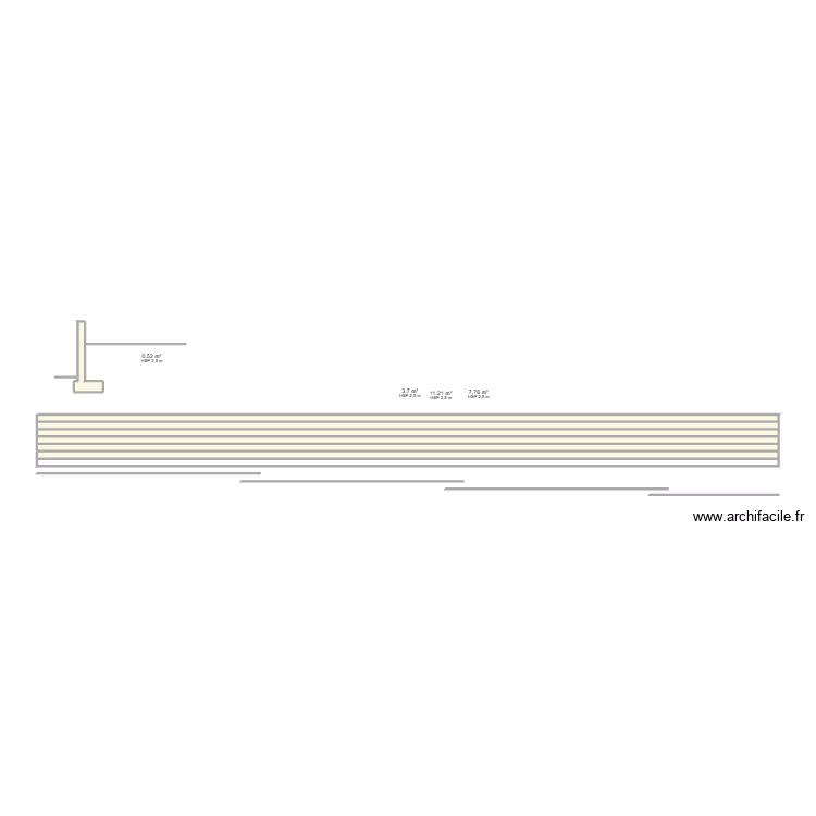fondation. Plan de 4 et 23 m² fondation. Plan de 4 et 23 m²