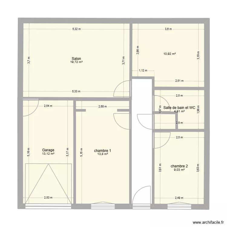 plan maison int.. Plan de 6 et 72 m² plan maison int.. Plan de 6 et 72 m²