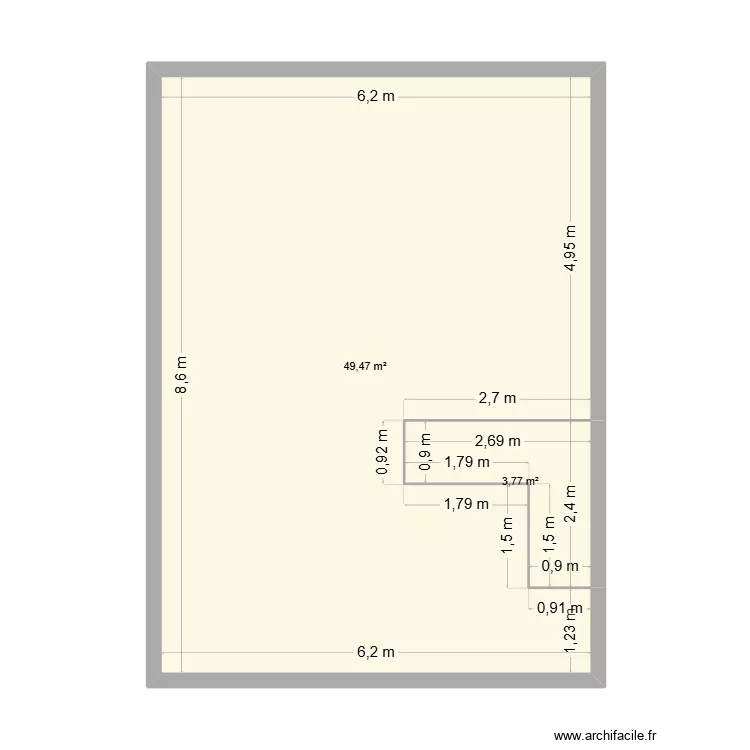 escalier charme. Plan de 