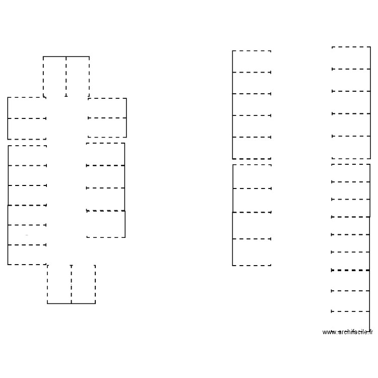 plan parking. Plan de 0 pièce et 0 m2
