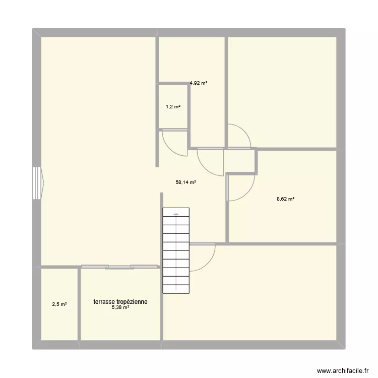 maison des escargots v1.0. Plan de 6 Pièces et 81 m² maison des escargots v1.0. Plan de 6 Pièces et 81 m²