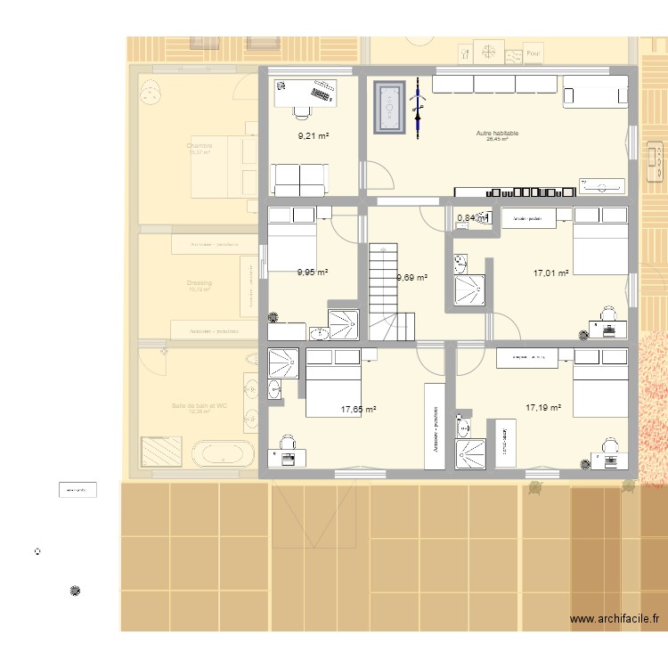Projet X. Plan de 0 pièce et 0 m2
