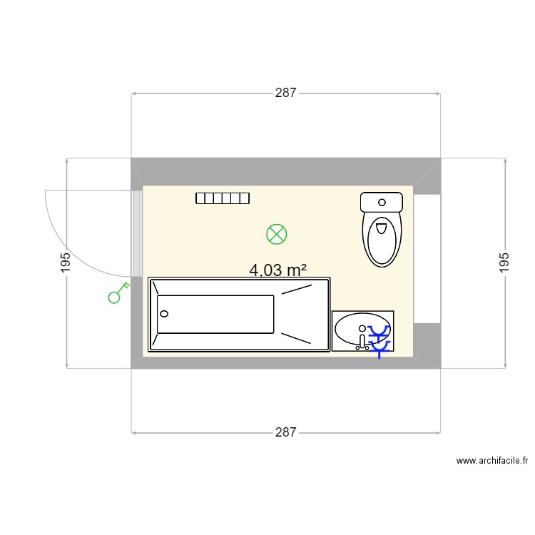 jf sdb bas. Plan de 0 pièce et 0 m2