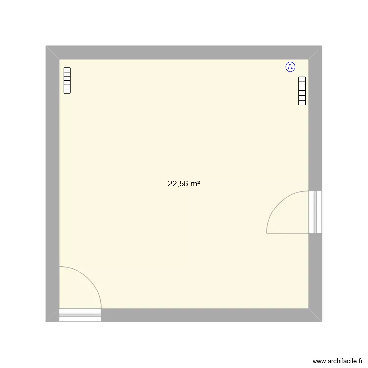 SALLE ULIS. Plan de 1 et 23 m² SALLE ULIS. Plan de 1 et 23 m²