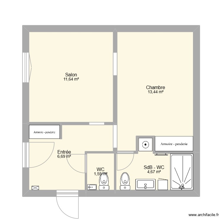 Projet Monnet - Projet. Plan de 0 pièce et 0 m2