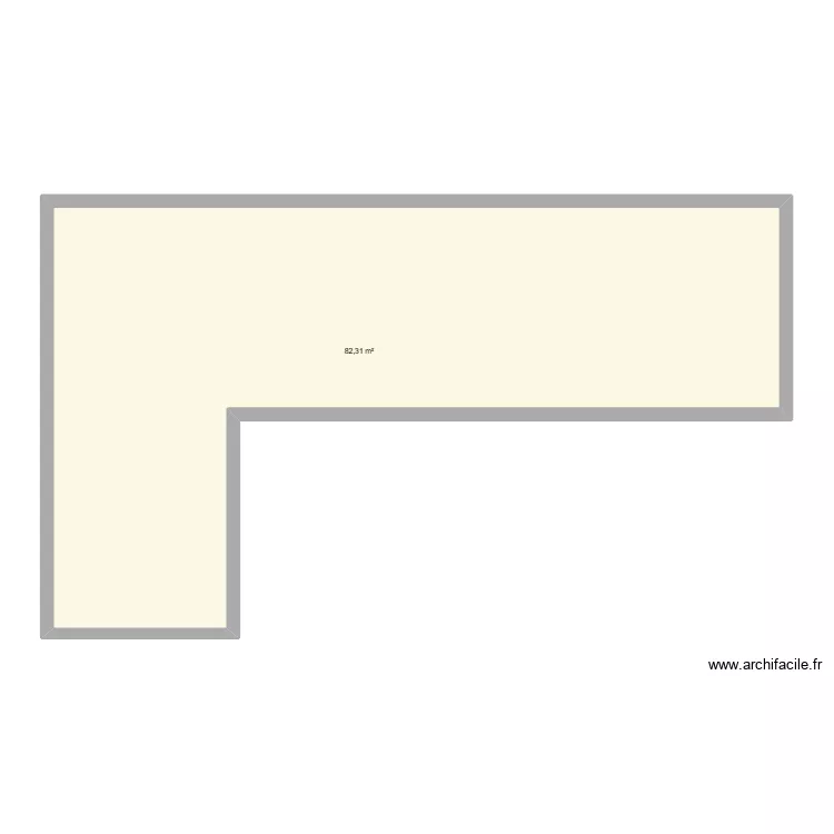 CHANTIER JV ELEC REF SIBIVILLE. Plan de 1  et 82 m²