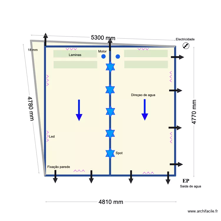 Silva Algoz 2 V3. Plan de 4  et 23 m²