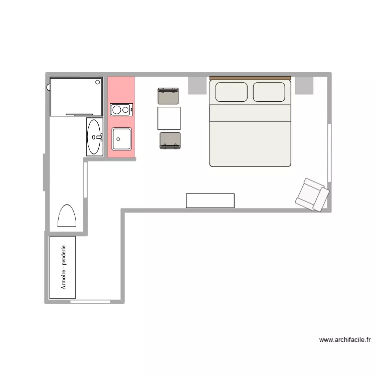 STUDIO ETOILE. Plan de STUDIO ETOILE. Plan de
