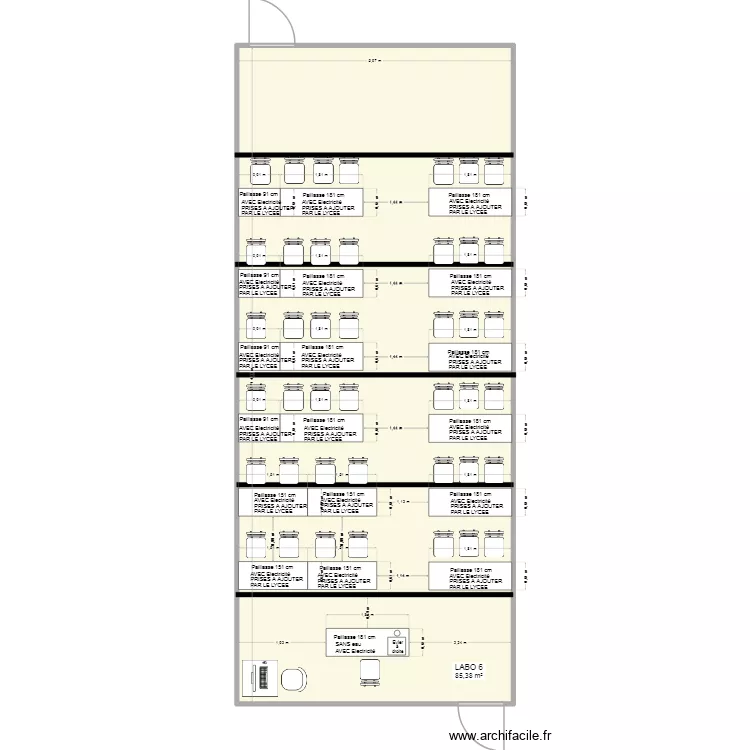 Labo 6 (Cours) Vdef. Plan de 1 et 85 m² Labo 6 (Cours) Vdef. Plan de 1 et 85 m²