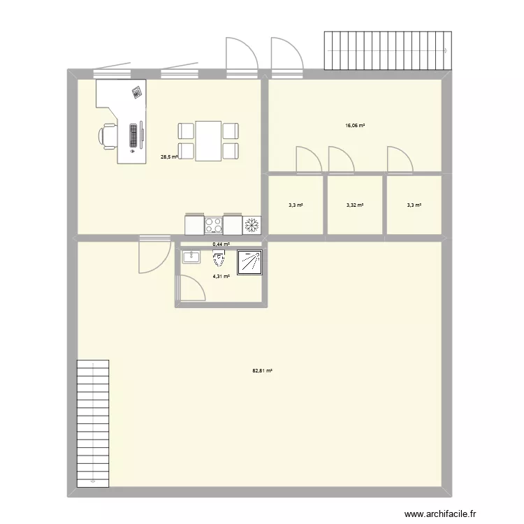 Le Petit Près_Garage + Habitation 2. Plan de 11 et 411 m² Le Petit Près_Garage + Habitation 2. Plan de 11 et 411 m²