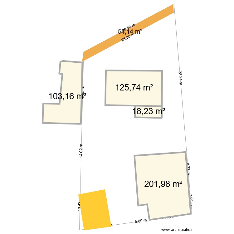 cloarec. Plan de 4 pièces et 449 m2