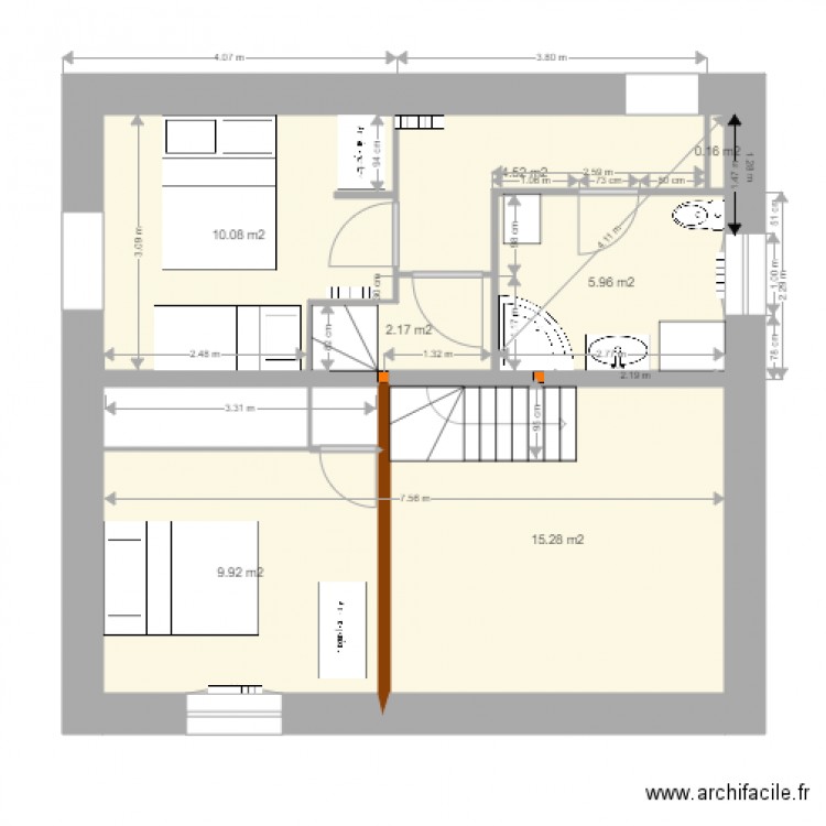 grange V39 du 20 mars. Plan de 0 pièce et 0 m2