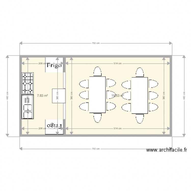 fare pote. Plan de 0 pièce et 0 m2