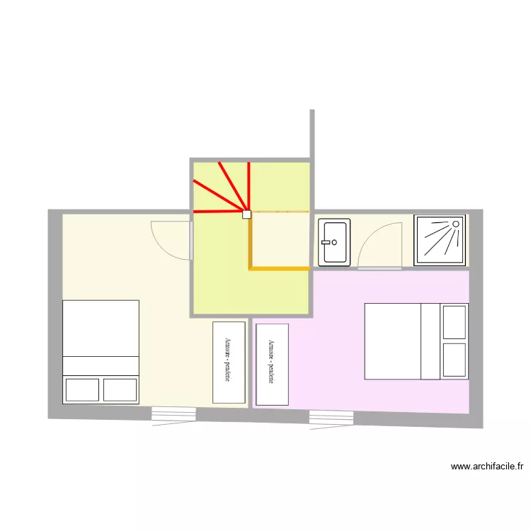grange 1 d&eacute;cembre. Plan de 