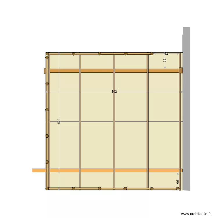 Plate forme astronomique 02. Plan de Plate forme astronomique 02. Plan de