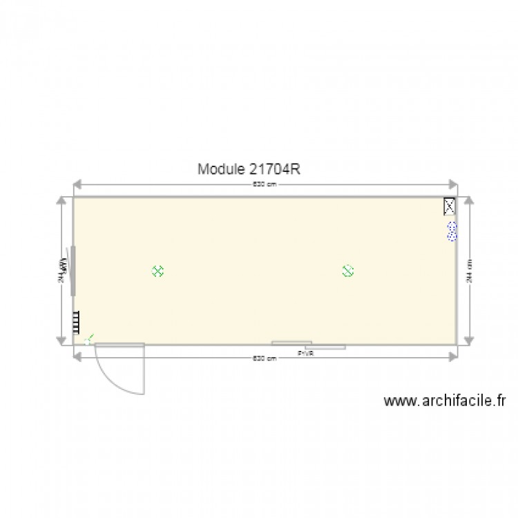 MODULE 21704R. Plan de 0 pièce et 0 m2