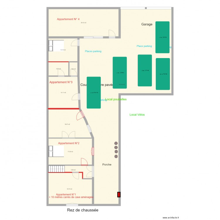 plan de masse brut base montesquieu projections. Plan de 0 pièce et 0 m2