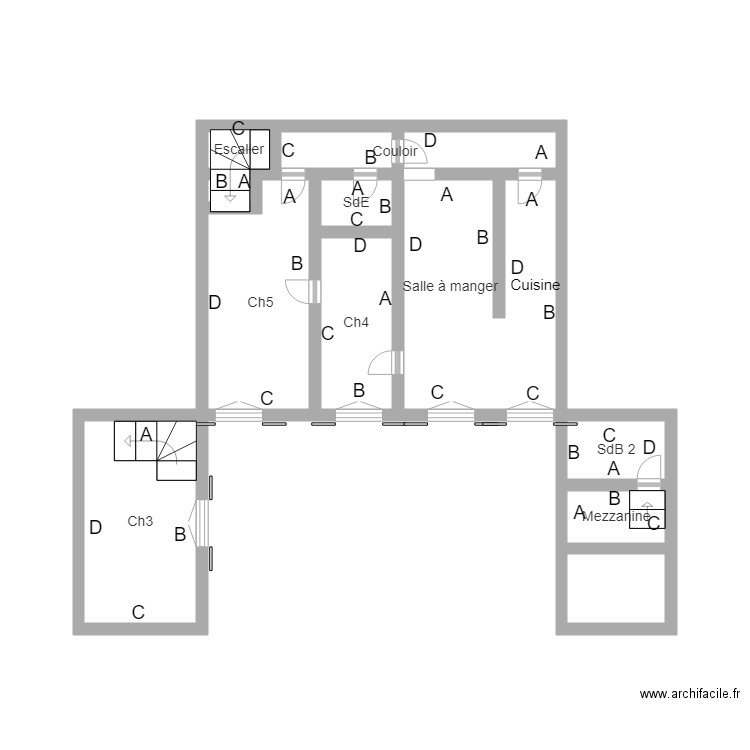 1ER PB AC. Plan de 0 pièce et 0 m2