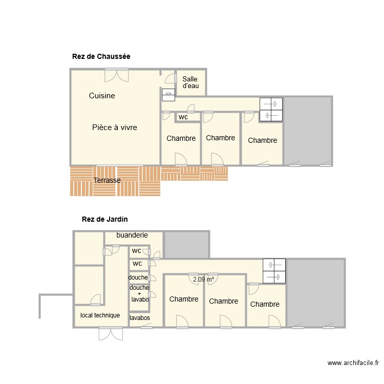 1077 Robert. Plan de 0 pièce et 0 m2