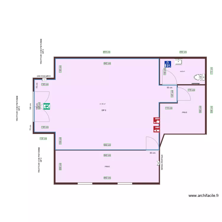 LE BANNETON GOURMAND AVANT TRAVAUX. Plan de LE BANNETON GOURMAND AVANT TRAVAUX. Plan de