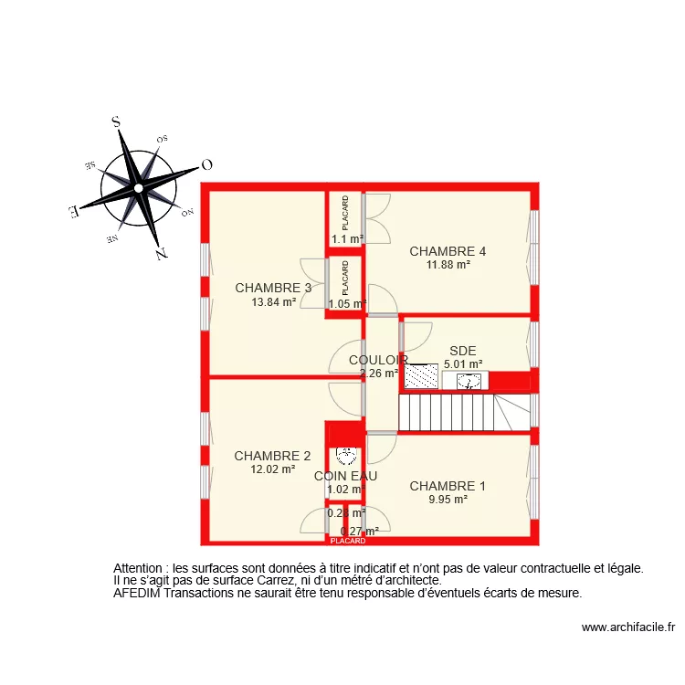 BI 4405 ETAGE. Plan de 
