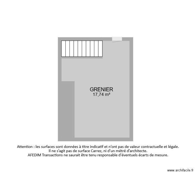 BI8432 GRENIER. Plan de 0 pièce et 0 m2