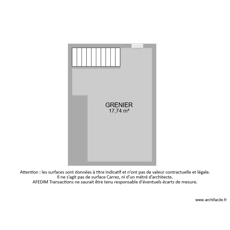 BI8432 GRENIER. Plan de 